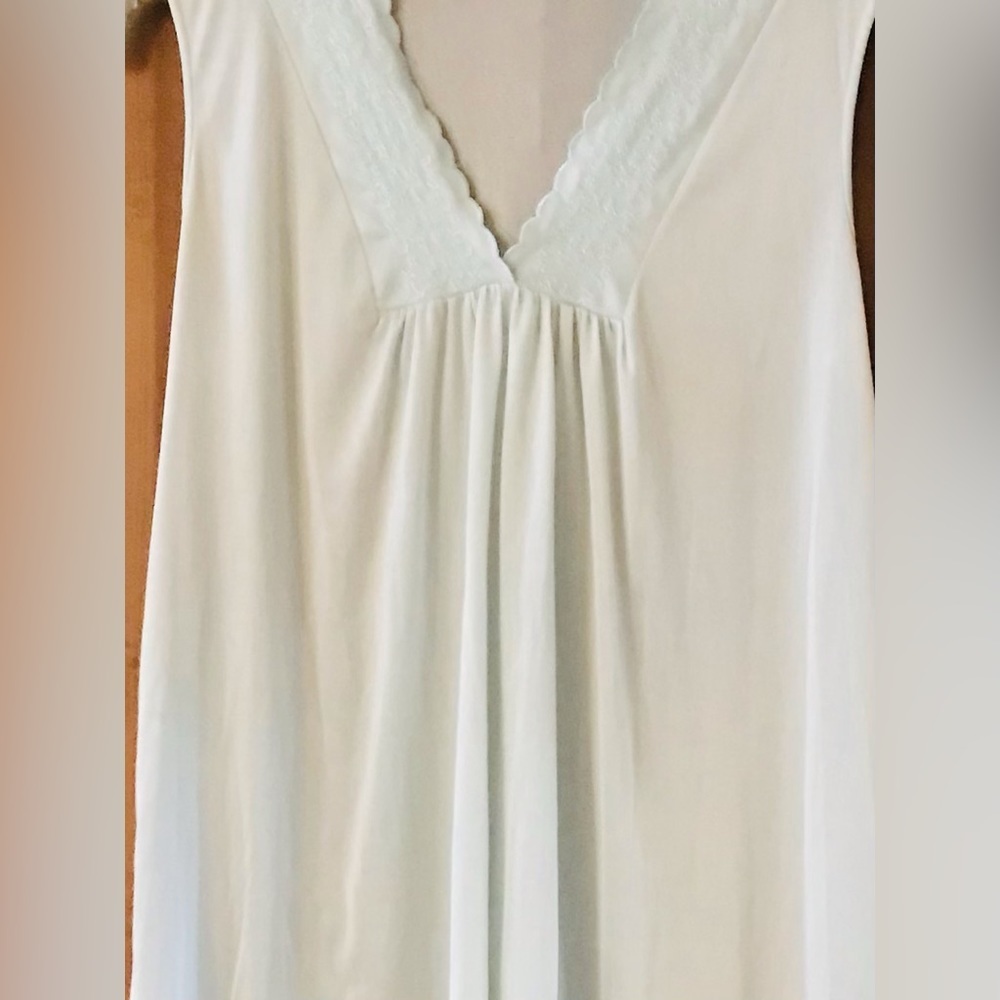 Vintage Sears Nightgown Lingerie Nightie Light Green Size Small - Picture 2 of 7